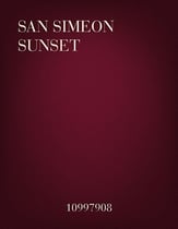 San Simeon Sunset Concert Band sheet music cover